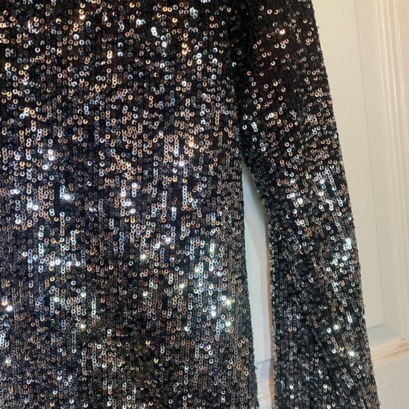 Cable and Gauge jacket open sequin blazer - Picture 7 of 11